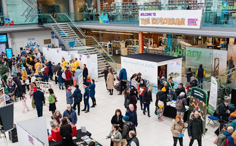 People at the Norwich Science Festival